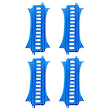 Replacement Parts for Thomas The Train - GBN45 ~ Thomas & Friends Trackmaster Percy 6 - in - 1 Set ~ Replacement Track Bag ~ 4 E2 Track Pieces ~ Blue