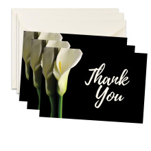 25 Lily Funeral Sympathy Lightement Carth You With Envelopes - Mensagem dentro