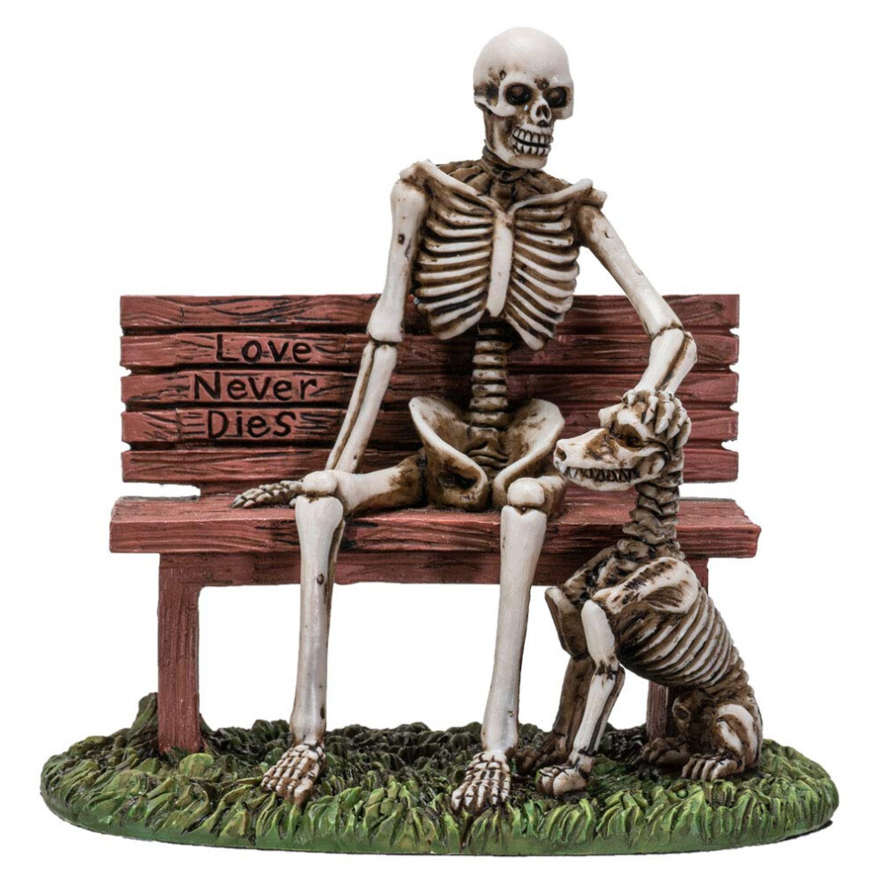 Majestueuze Geschenkartikelen Pacific Giftware Old Man And A Dog Love Never Die Skeleton Resin Home