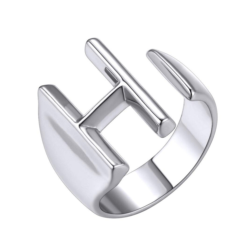 Bague Chevali Re Keystyle Bold Initial H Monogram Lettres R Glables-image