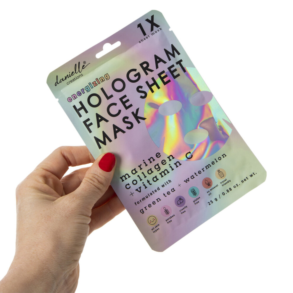 Danielle Creations Danielle Hologram Collagen & Vitamin C Face Sheet Mask (Single)