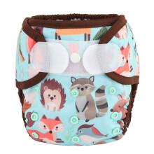 Baby Cloth Diaper Cover Nappy Hook and Loop Double Gusset 6.6lbs to 33