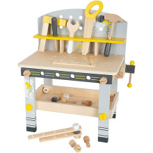 Stazione compatta "Miniwob" giocattolo in legno attrezzi per bambini da 3 anni in su
