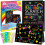 ZMLM Scratch Paper Art-Crafts Gift: 2 Pack Bulk Rainbow Magic Paper Su 1