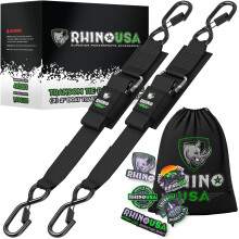 RHINO USA Boat Trailer Transom Straps (2PK)- Heavy Duty 2 inch x 48 in