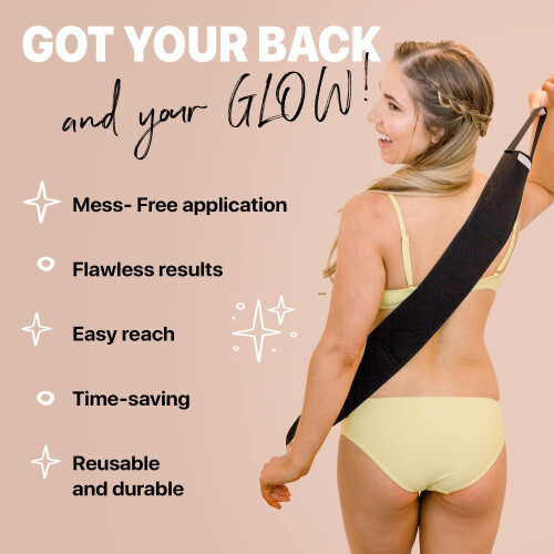 Self Tanner Back Applicator - Use With Self Tanner or Any Self Tan Pro 1