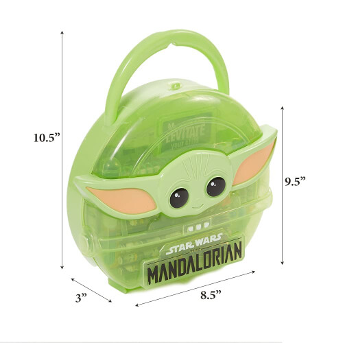 Σετ Ζωγραφικής & Αυτοκόλλητων Baby Yoda Mandalorian για Παιδιά με Θήκη Μεταφοράς 2