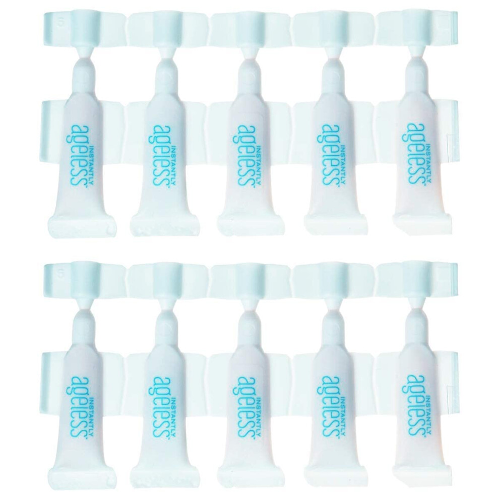 ?Jeblikkeligt Ageless Cream Instantly Ageless - Facelift In A Box Anti-Aging Face For Forehead Wrinkles Eyebrows And Under-Eye Bags (10 Vials)