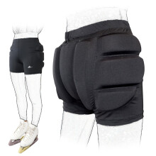 Skridskokning vadderad shorts skyddande kraschbyxor svansen hft rumpa fr isfigur rullskridskokning skateboardkning skidkning snowboard (er)