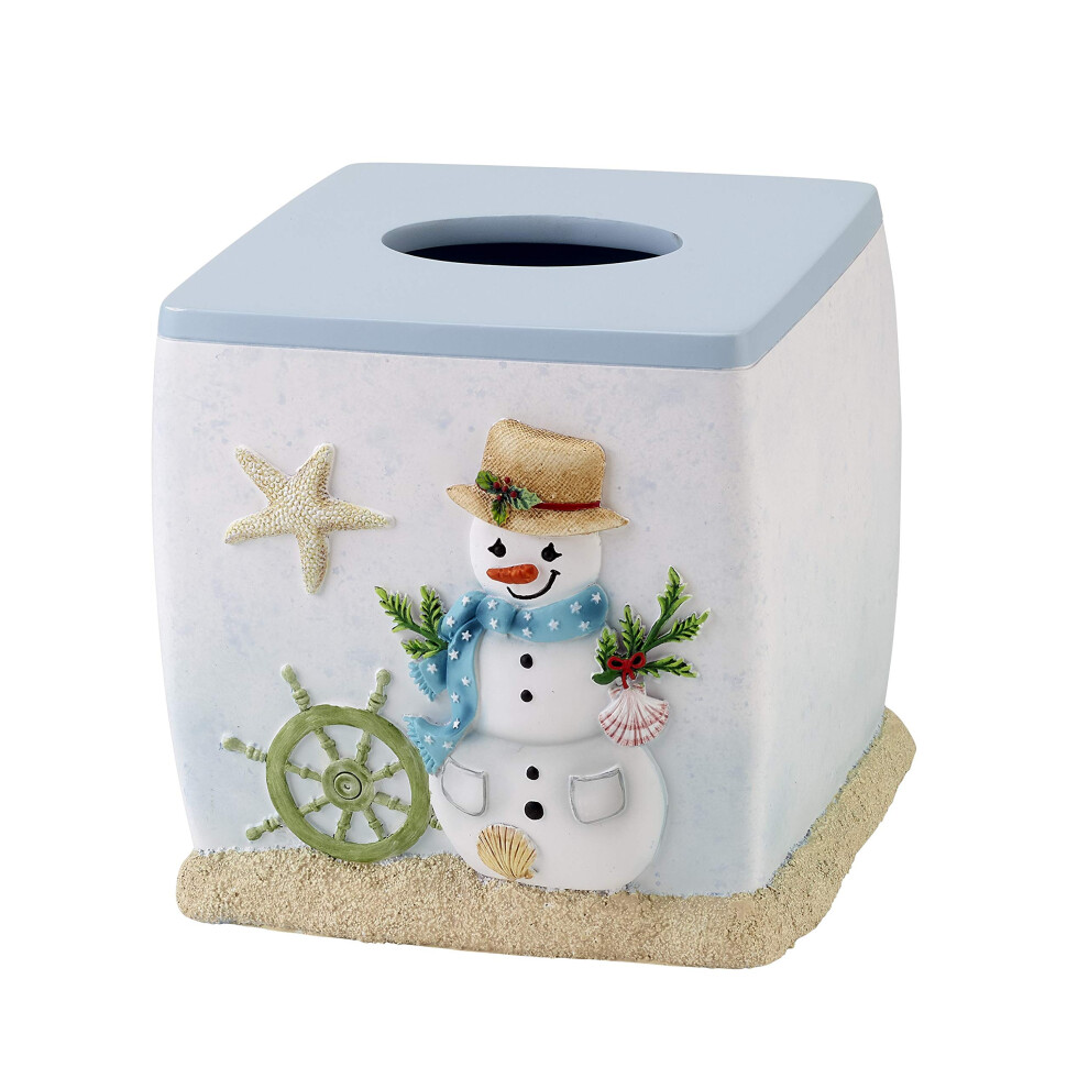 Housse de couette en tissu de la collection Coastal Snowman d'Avanti Linens, multicolore
