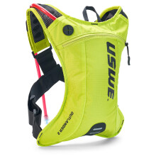 USWE Outlander Vattenpack med Vattenblåsa, Ryggsäck för Cykling, MTB, Trail Running & Mer (2L, Gul)
