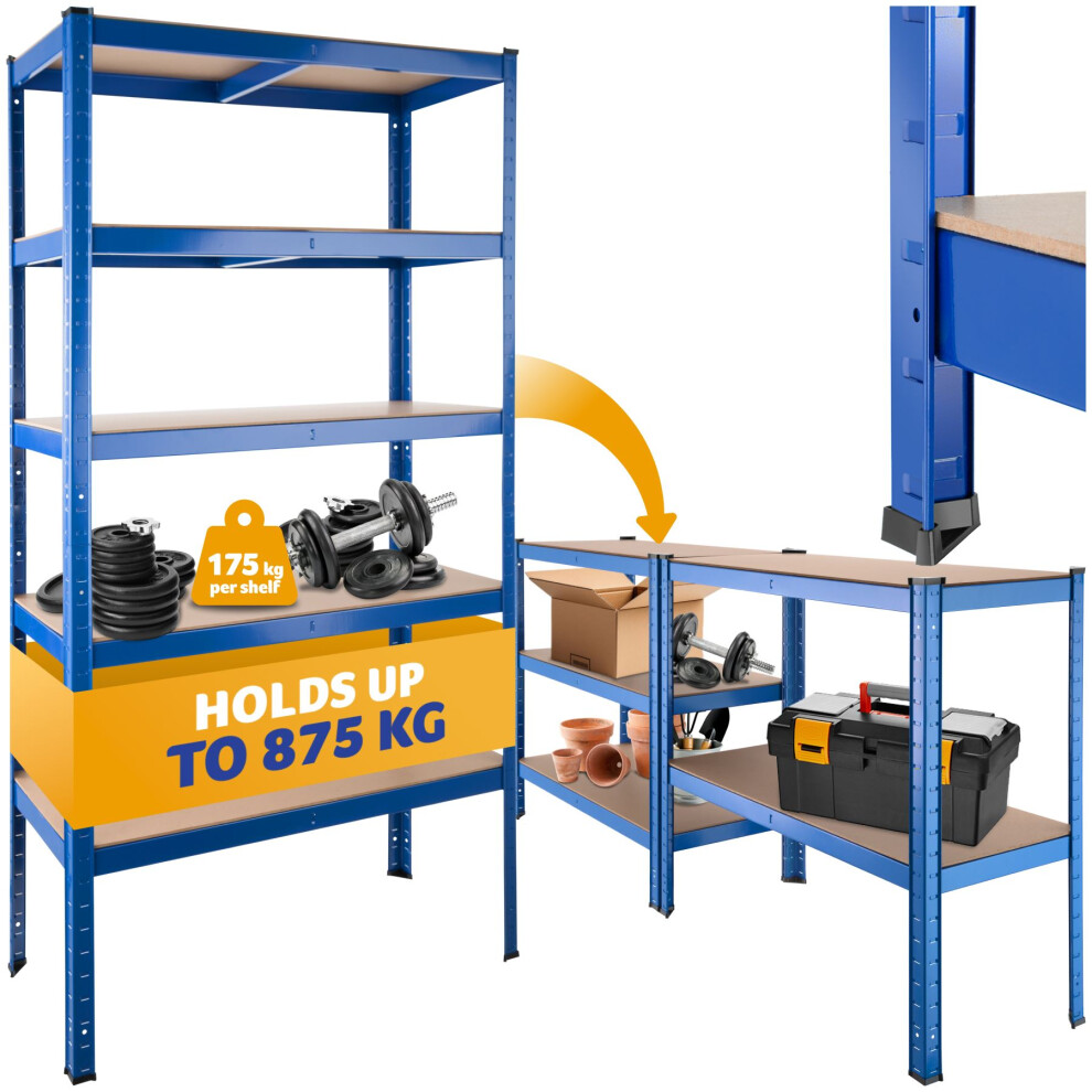 Garage Shelving - 5 tier unit, heavy duty racking