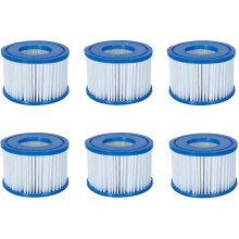 Volca Spares wanna z hydromasazem rozmiar Filtr VI dla bestway lay-Z-spa Coleman Saluspa 90352e 58323 6 paczka
