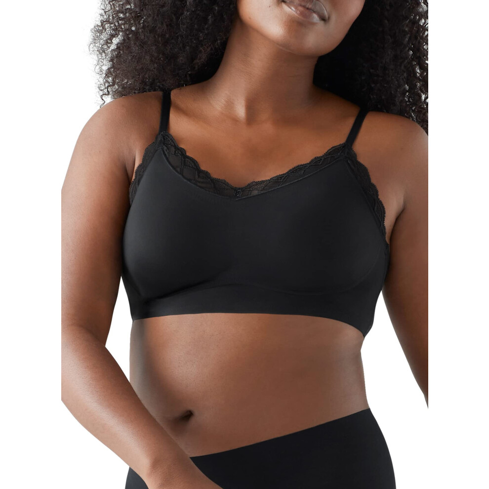 Soutien-gorge triangle     bretelles r   glables True Body Lift pour femme Noir La