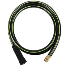 Worth Garden LEAD-IN Kort haveslange 3/4 in. x 10 ft. NO KINK Ingen l?k HEAVY DUTY Holdbar PVC vandslange med massiv messing slangefittings han-