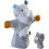 Marionnette     main HABA Rhino avec b   b    veau 1