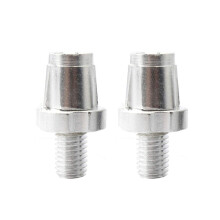 PZRT 2pcs Aluminium MTB Cykelcykel 7mm Bremsekl?dningsh?ndtag Justeringsskruer Fastg?relsesbolt Bremse Tilbeh?r S?lv
