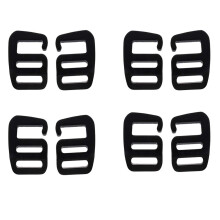 Catarame reglabile de 25 mm reglabile pentru catarame de aluminiu G Crlig G pentru bagaj pentru bagaje pentru backpack (4 perechi)
