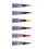 Sennelier Ink Brush Pen Set p? 6 iriserende 5