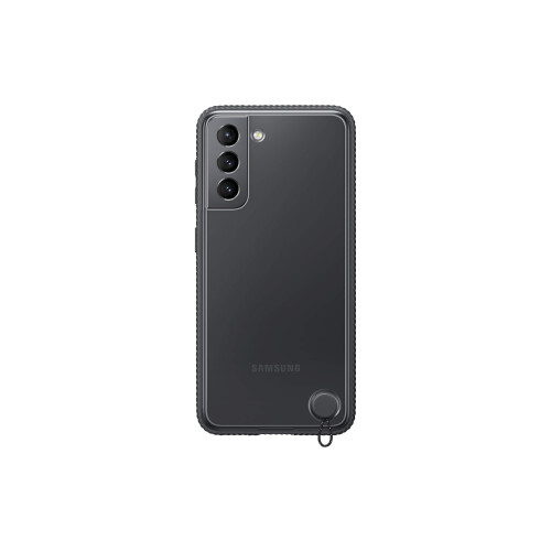 Samsung Θήκη Samsung Galaxy S21, Διαφανής Προστατευτική Κάλυψη - Μαύρη (Αμερικανική Έκδοση)