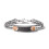Bulova Bulova Ανδρικό Βραχιόλι Latin Grammy Precisionist Ατσάλι Διπλής Αλυσίδας με Μαύρη Ίνα 1