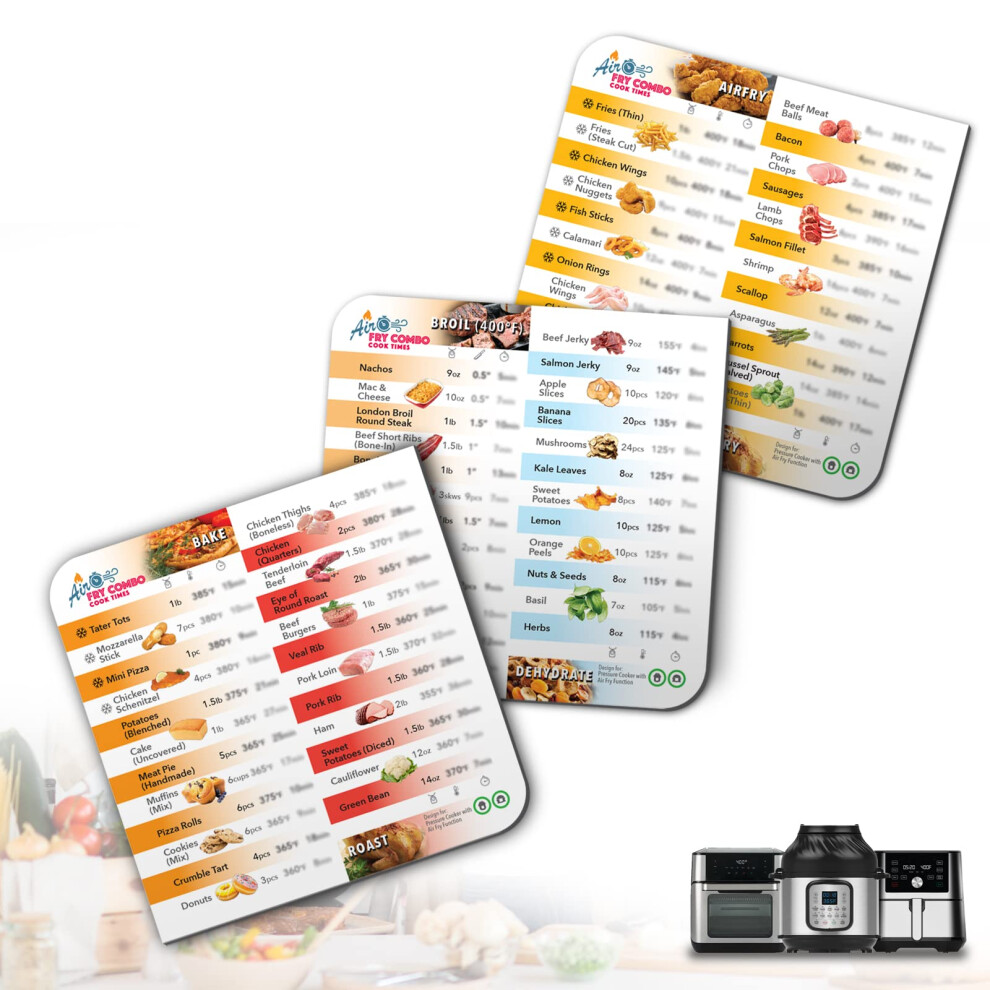 Feuille de triche magn   tique pour friteuse     air pour friteuse     air Instant Pot Duo Crisp