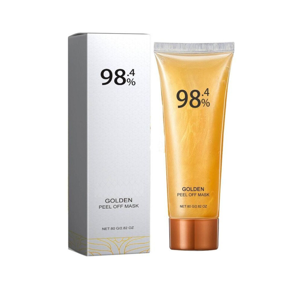 (white) Gold Foil Peel Off Mask, Peel Off Mask, Collagen Mask, 98.4% Gold Peel Off Mask, Peel Off Wrinkle Mask