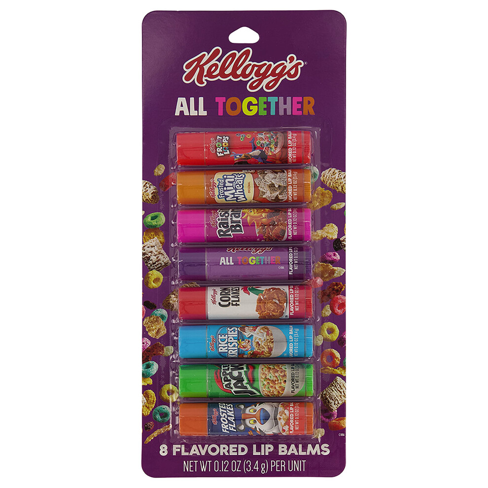 Stads Schoonheid Taste Beauty Kelloggs Breakfast Pack Lip Balms 8Pack Of Favorite Cereal Flavors Incl Rice Krispies Frosted Flakes More