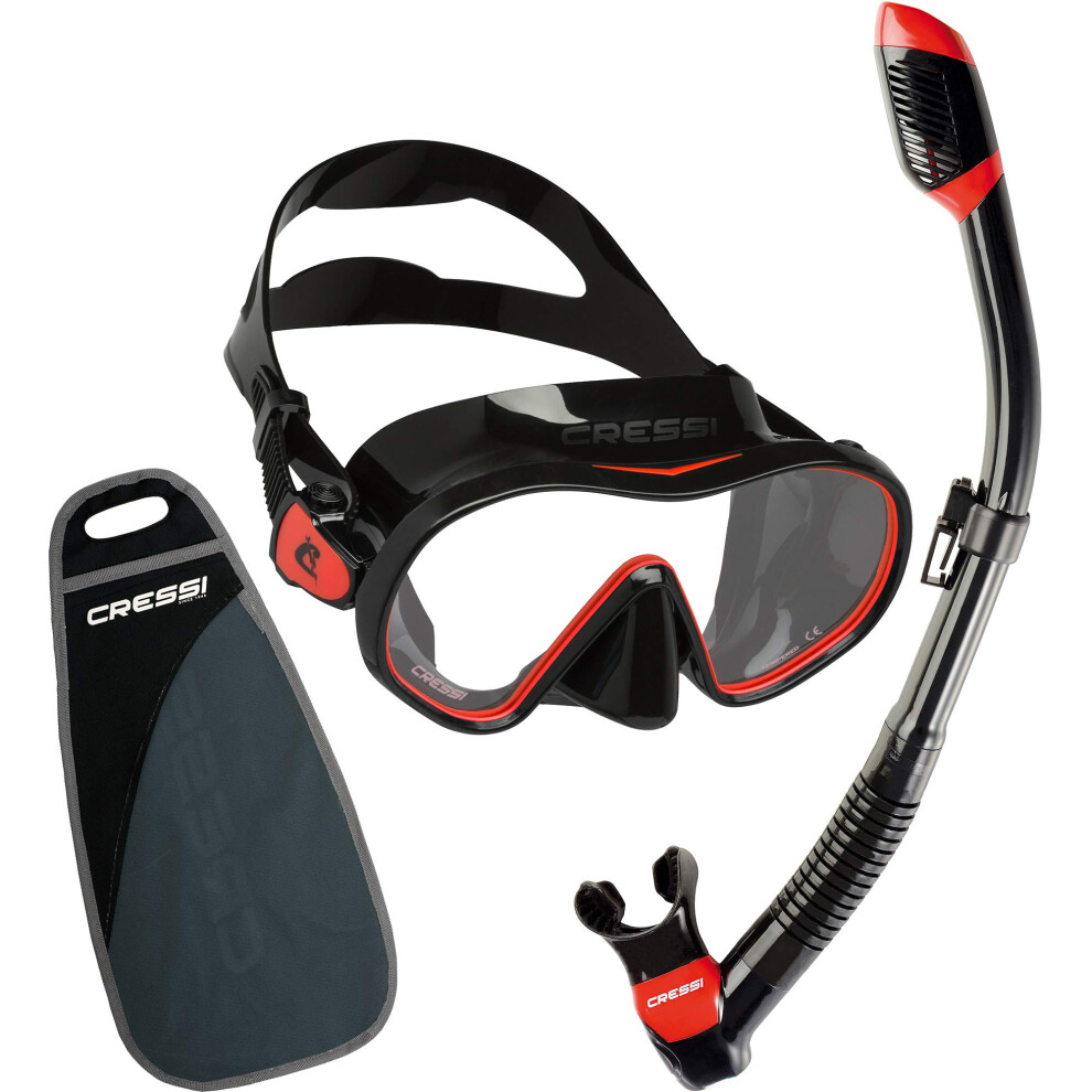 Cressi F-Dual & Supernova Dry Black/Red