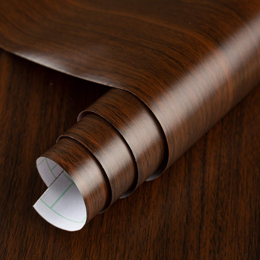 Bayya Brown Wood Grain Wallpaper 788403947312