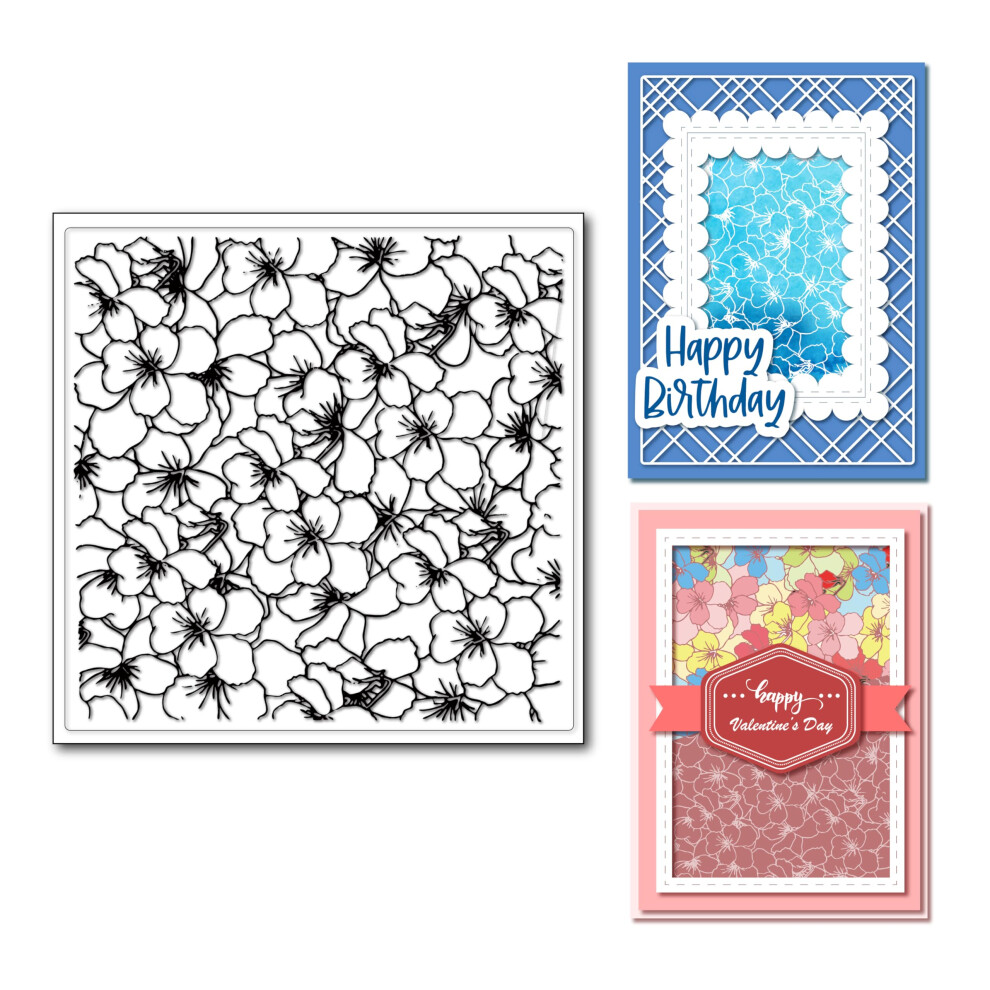 Tampons Transparents Arriettycraft Motif De Fleurs Pour La Fabrication De Cartes, La D Coration Et Le Scrapbooking-image