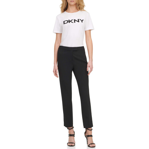 DKNY SPORTSWEAR Γυναικείο Κοντό Παντελόνι Slim, Μαύρο, 8 2
