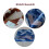 LLPT Sew On Hook and Loop Tape Roll 2 Inch x 16.5 Feet Nylon Fabric Wi 3