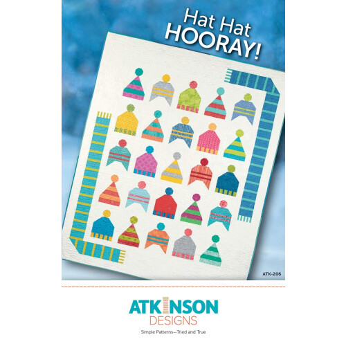 Atkinson Designs Hat Hat Hooray Quilt Pattern