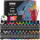 U.S. Art Supply Σετ 24 Μονίμων Ακρυλικών Χρωμάτων Υφασμάτων 2 Οζ, Συν 7-τεμαχιο Κιτ Πινέλων 1