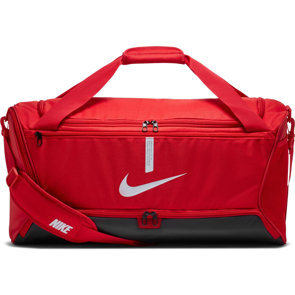 NIKE Unisexs Academy Team-Sp21 Sports Bag  University RedBlackWhite  O