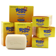 Ricitos de Oro Baby Cleansing Bar Soap with Extract Calming Effect Chamomile 6-Pack of 3.5 Oz Each Soap 6 Soaps
