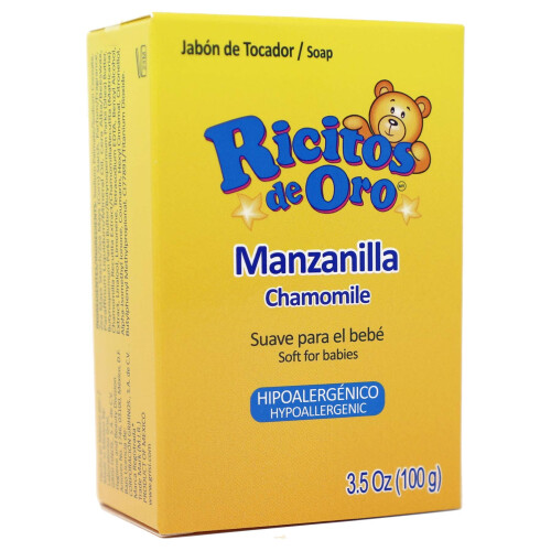 Σαπούνι Καθαρισμού Ricitos de Oro για Μωρά με Εκχύλισμα Χαμομηλιού, 6 Σαπούνια 3.5 Oz 2