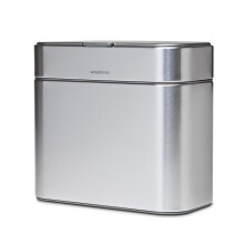Bac compost simplehuman amovible et bac de comptoir 4 litres 106 gallons en acier inoxydable bross