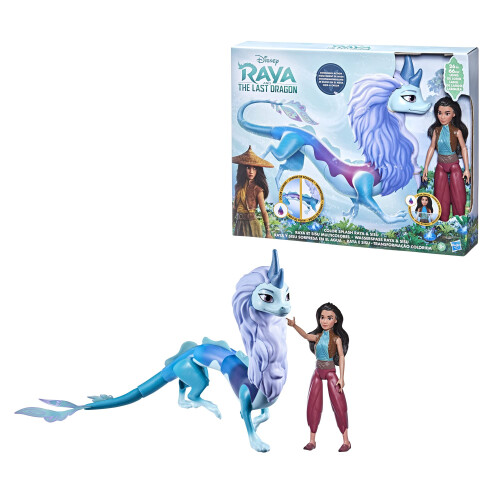 Disney Disney Princess Ράγια και ο Τελευταίος Δράκος Color Splash Ράγια και Δράκος Σίσου 1