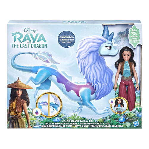 Disney Disney Princess Ράγια και ο Τελευταίος Δράκος Color Splash Ράγια και Δράκος Σίσου 2