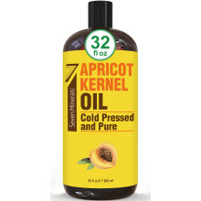 Σεβεν Μινεράλς, Apricot Kernel Oil, Cold Pressed and Pure, Unscented, 32 fl oz (950 ml)