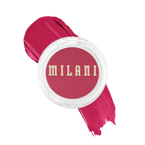 Milani Cheek Kiss Cream Blush- Cream to Gel Blush for Cheek and Lip Ti