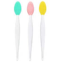 Silikon Lip Brush Tool Lppborste fr mjukare och fylligare lpputseende (3 st Mix)
