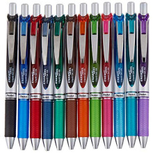 Pentel Gel Ink Pen EnerGel RTX Retractable (0.7mm) Medium Point Asso