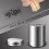 YIFOCUS Ανοξείδωτος Μεταλλικός Θήκης Οδοντογλυφίδων με 500 Τεμάχια Μπαμπού 3