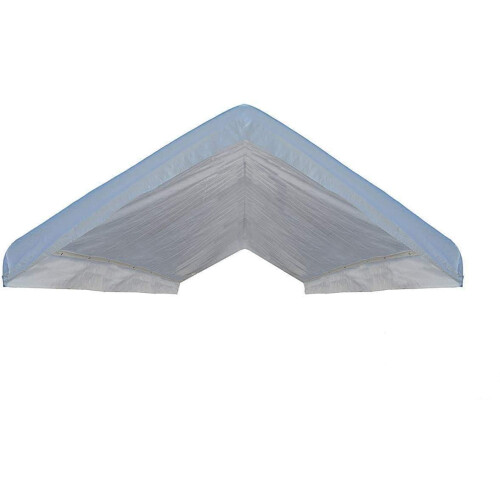 Housse de protection imperm   able et robuste pour auvent, blanche, 10 x 20