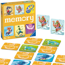Ravensburger Dinosauria Sports Pam tov hra pre dievcat a chlapcov vo veku 3 a 5 rokov - Z bavn a r chla dinosauria pam tov hra
