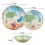 UPware 12-Piece Melamine Dinnerware Set  Includes Dinner Plates  Salad 3