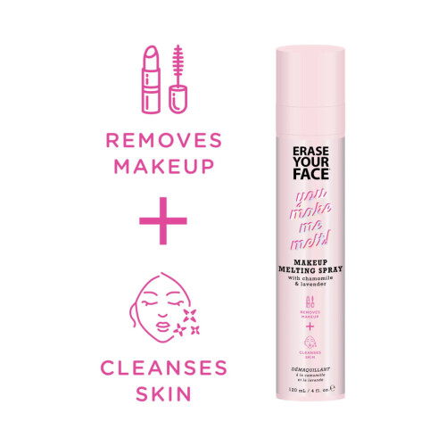 Erase Your Face Make-Up Melting Spray 120ml 2